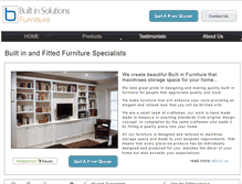 Tablet Screenshot of builtinsolutions.co.uk